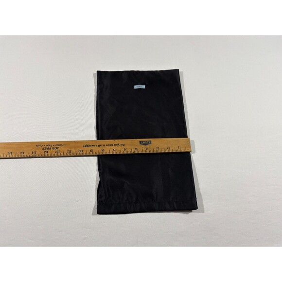 Authentic Prada Black Dust Bag 8.5”X 13.5” Luxury Satin Jewelry Watch Storage - Picture 8 of 8